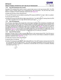 XR19L220IL40TR-F Datasheet Page 12
