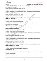XR21B1411IL16-E2-F Datasheet Page 21