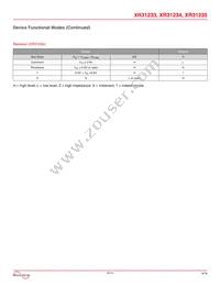 XR31235EDTR Datasheet Page 9
