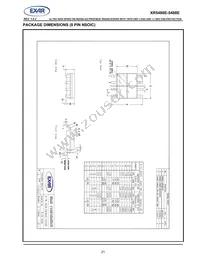 XR5488EIDTR-F Datasheet Page 21