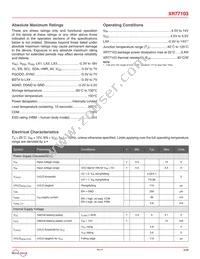 XR77103ELBTR Datasheet Page 3