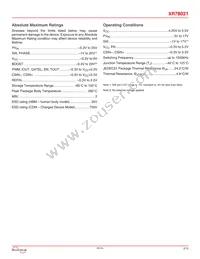 XR78021EL-F Datasheet Page 2