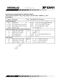 XRD98L62ACV-F Datasheet Page 6