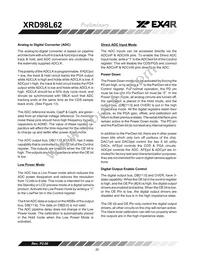XRD98L62ACV-F Datasheet Page 20