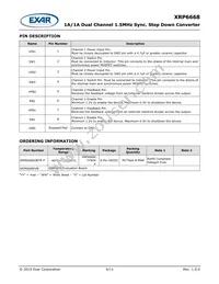 XRP6668IDBTR-F Datasheet Page 4