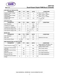 XRP7704ILB-1003-F Datasheet Page 3