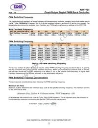 XRP7704ILB-1003-F Datasheet Page 22