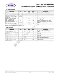 XRP7708ILB-F Datasheet Page 4