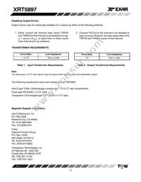 XRT5897IV Datasheet Page 10