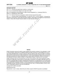 XRT71D04IV-F Datasheet Page 22