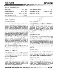 XRT7298IWTR Datasheet Page 6