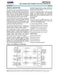 XRT72L52IQTR-F Datasheet Cover