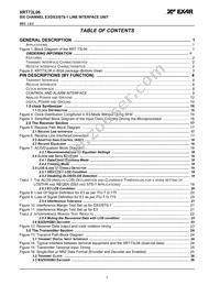 XRT73L06IB-F Datasheet Page 4
