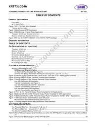 XRT73LC04AIV Datasheet Page 4