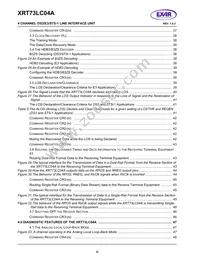 XRT73LC04AIV Datasheet Page 6