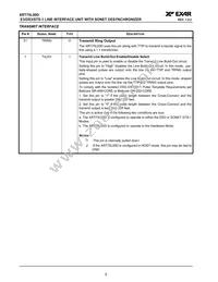 XRT75L00DIVTR-F Datasheet Page 10