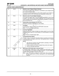 XRT75L00DIVTR-F Datasheet Page 15