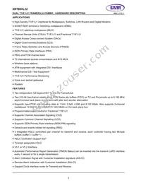 XRT86VL32IB-F Datasheet Page 2