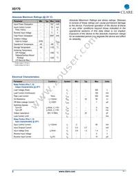 XS170 Datasheet Page 2
