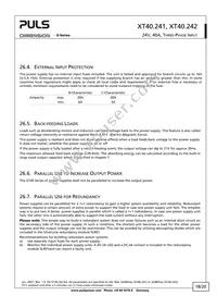 XT40.241 Datasheet Page 18