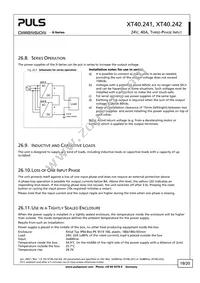 XT40.241 Datasheet Page 19