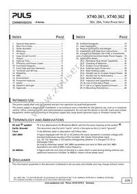 XT40.362 Datasheet Page 2