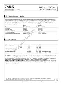 XT40.362 Datasheet Page 9