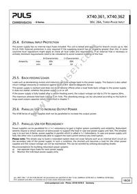 XT40.362 Datasheet Page 18