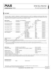 XT40.722 Datasheet Page 10