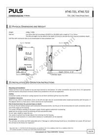 XT40.722 Datasheet Page 14