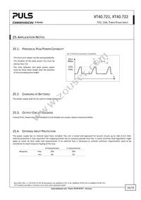 XT40.722 Datasheet Page 16