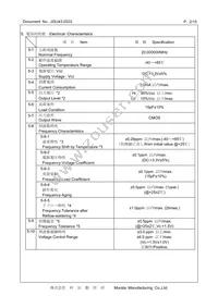 XTCLH20M000CHJA0P0 Datasheet Page 2