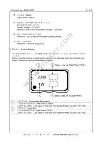 XTCLH20M000CHJA0P0 Datasheet Page 3