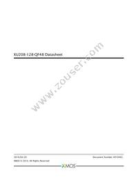 XU208-128-QF48-I10 Datasheet Cover