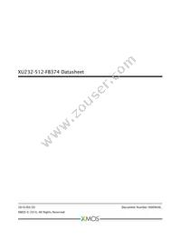 XU232-512-FB374-I40 Datasheet Cover