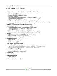 XUF208-128-QF48-I10 Datasheet Page 5