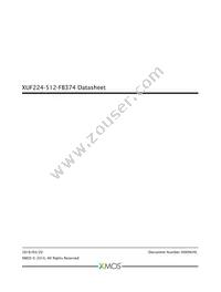 XUF224-512-FB374-I40 Datasheet Cover