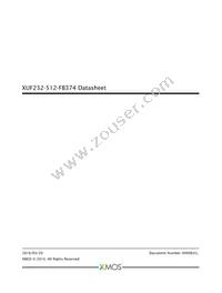 XUF232-512-FB374-I40 Datasheet Cover