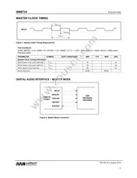 XWM8734EDS/V Datasheet Page 9