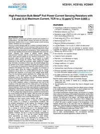 Y09400R04000D0L Datasheet Cover