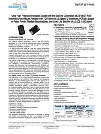 Y1168350R000T9L Datasheet Cover