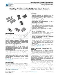 Y161168K1000T9R Datasheet Cover