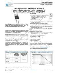 Y162250R0000T9L Datasheet Cover