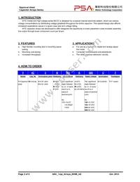 Y4C3B104K160CT Datasheet Page 2
