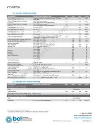 YEV09T06-0G Datasheet Page 3