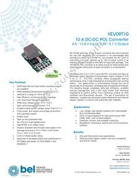 YEV09T10-RG Datasheet Cover