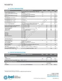 YEV09T10-RG Datasheet Page 3