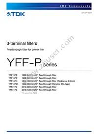 YFF21PC1E473M Datasheet Cover
