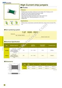 YJP1608-R001 Datasheet Cover