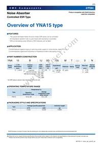 YNA15B3A0G105MT009N Datasheet Page 3